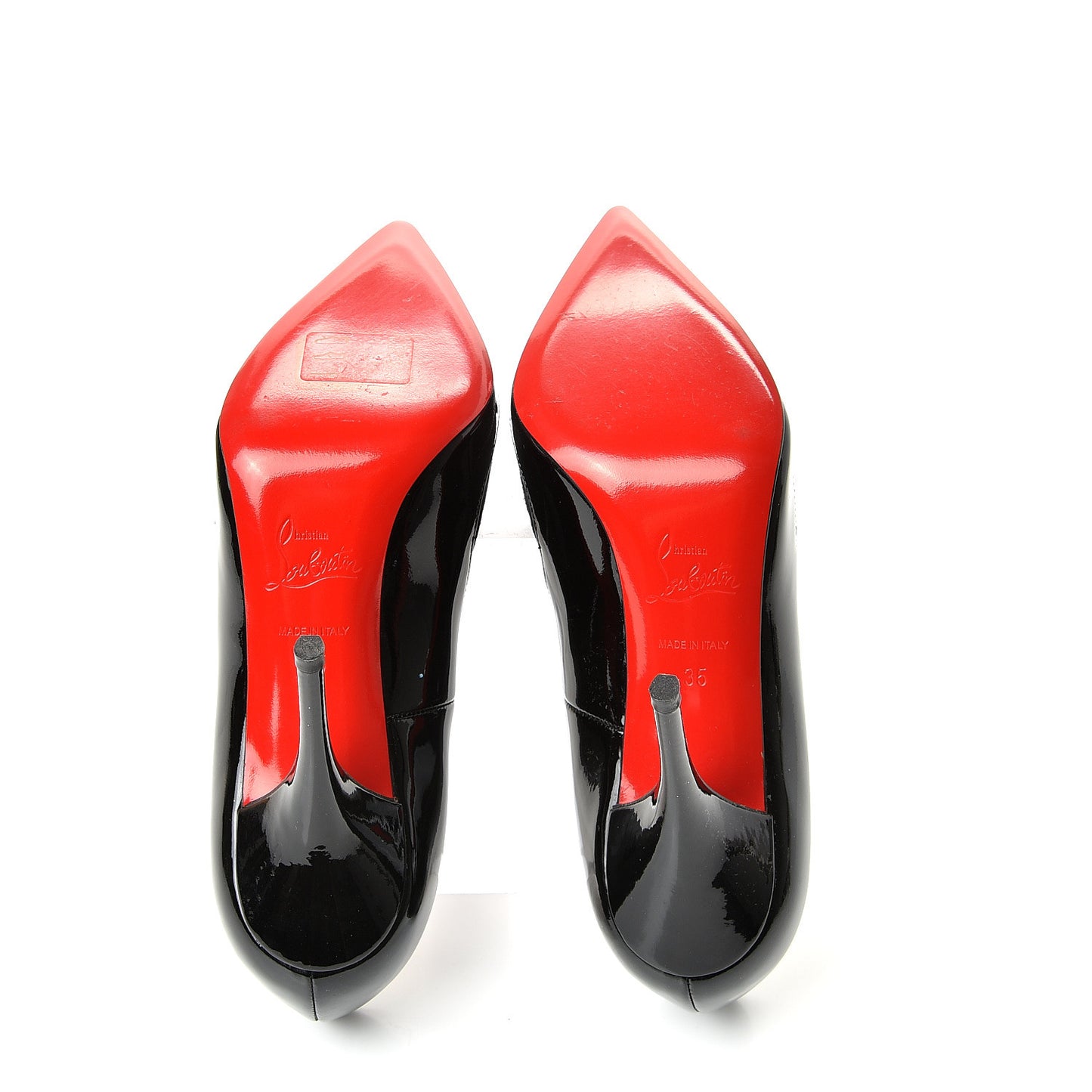 Patent Veau Velours Queue De Pie 100 Pumps 35 Black