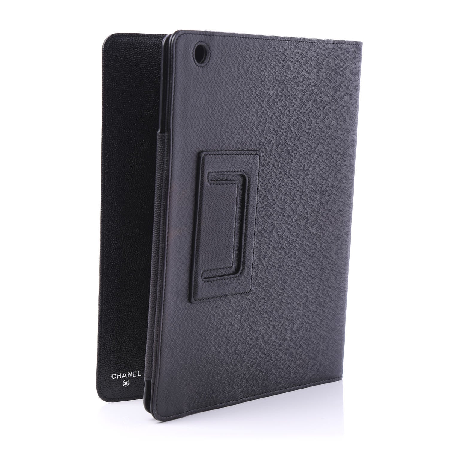 Chanel Caviar Sevruga iPad Case Black 3 of 9
