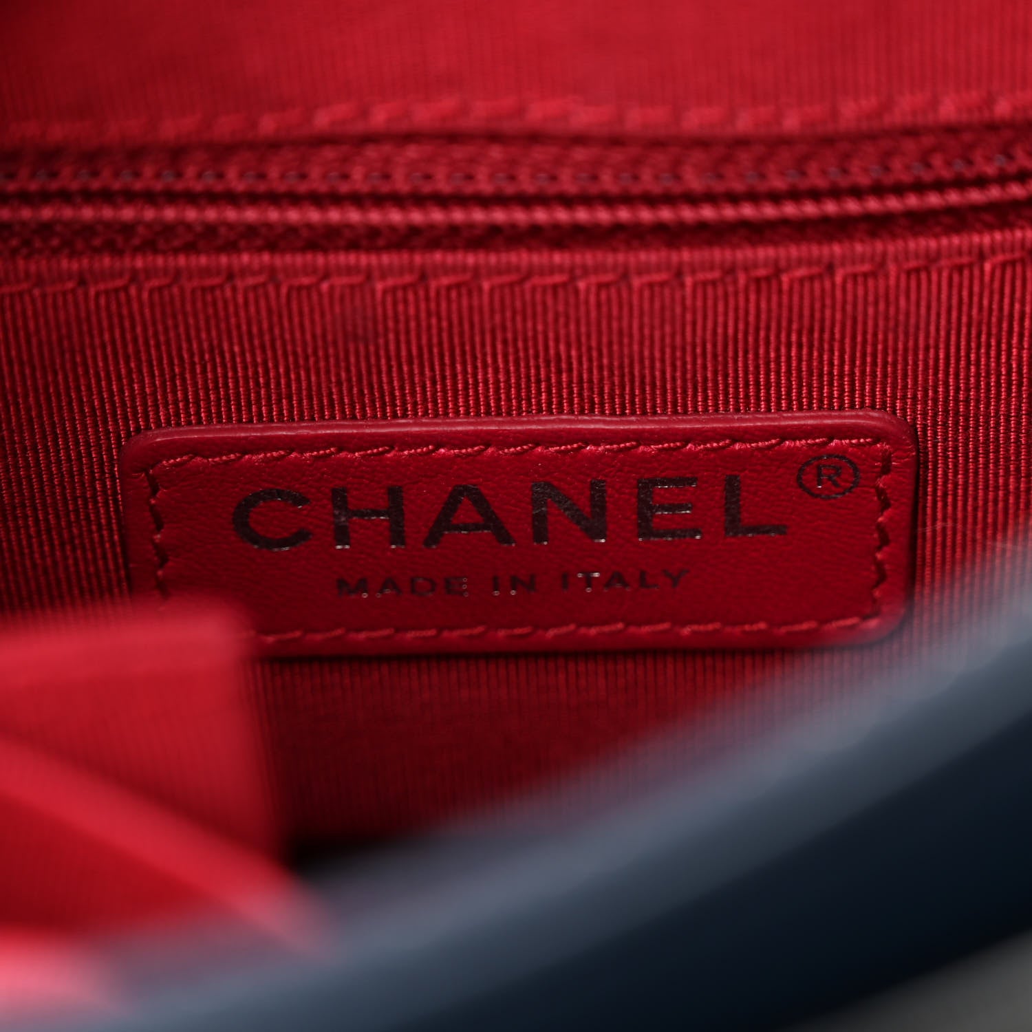 Chanel Aged Calfskin Quilted Small Gabrielle Hobo Navy Black 6 of 10