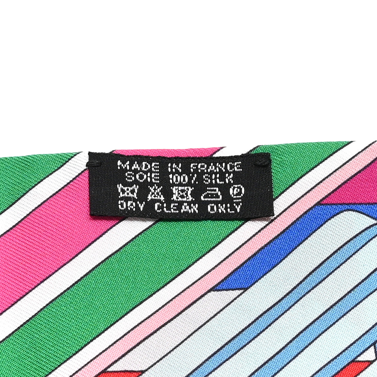 Silk Sangles En Zigzag Twilly Rouge Vert Rose Vif