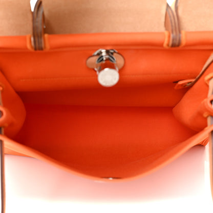 Hermes Toile Herbag Zip 31 PM Orange 6 of 25