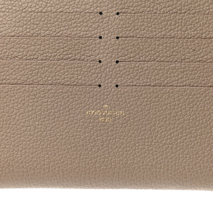 Louis Vuitton Calfskin Felicie Chain Wallet Card Holder Insert Tourterelle 6 of 6
