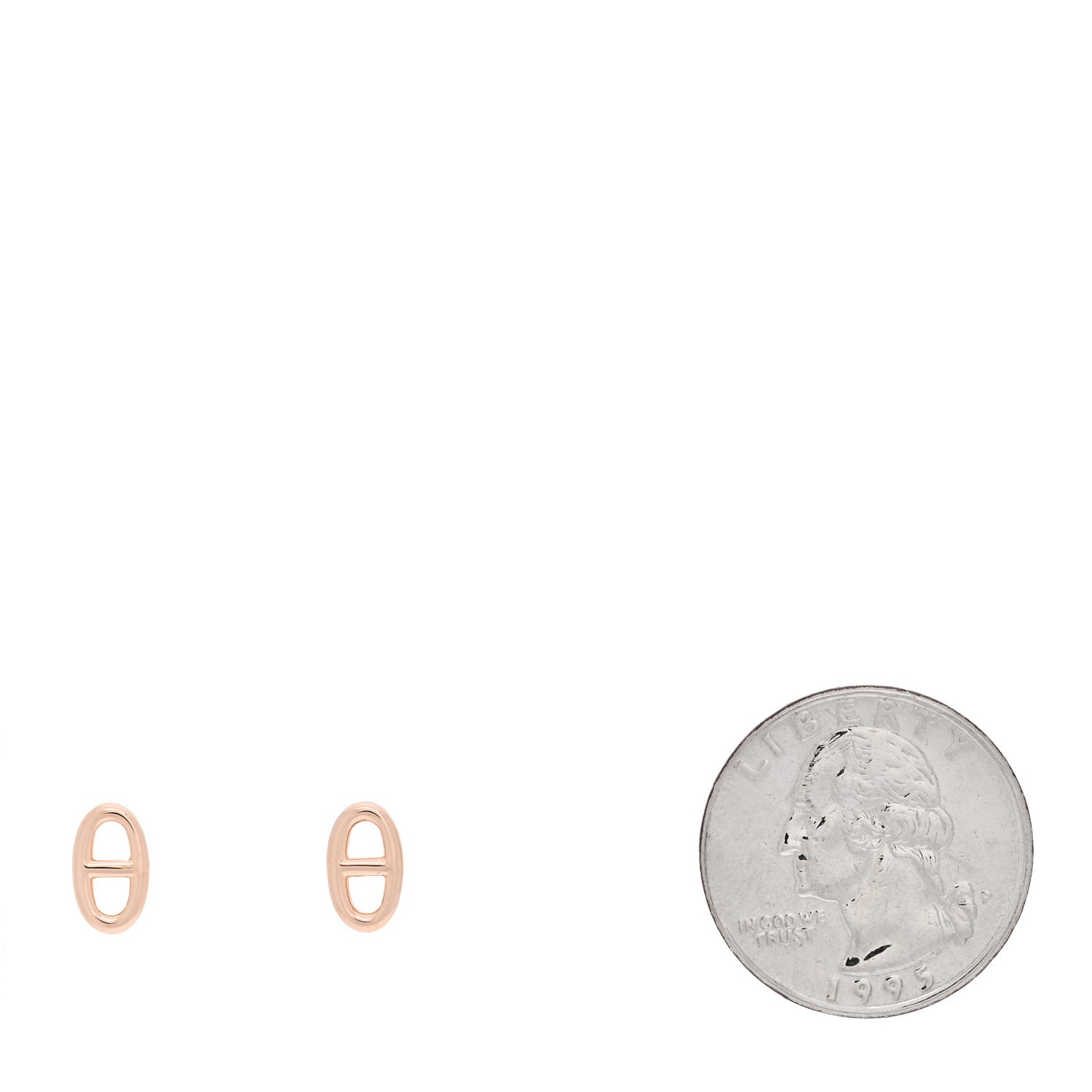 18K Rose Gold TPM Farandole Stud Earrings