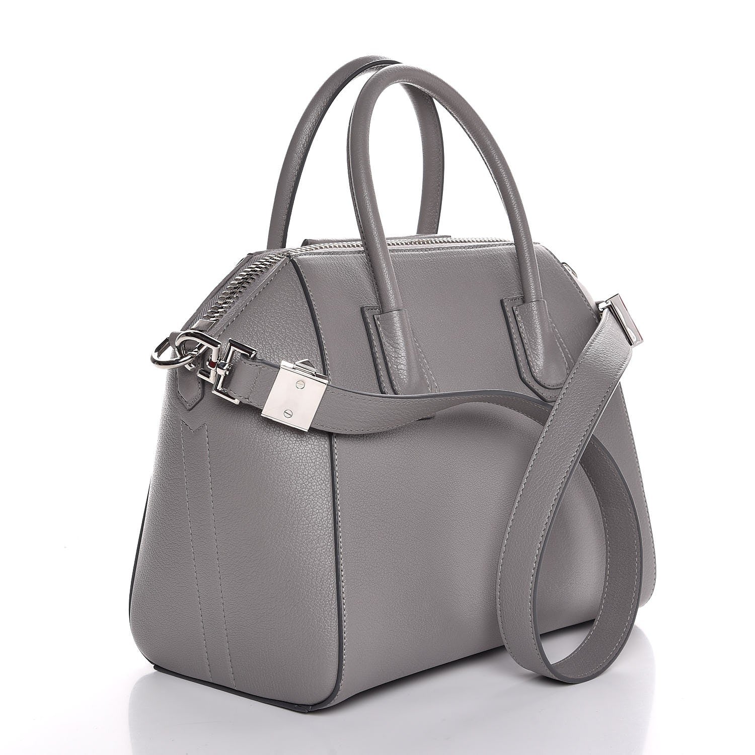Givenchy Sugar Goatskin Small Antigona Pearl Grey 4 of 8