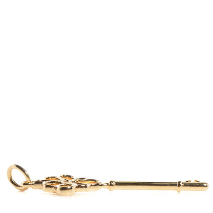 Tiffany 14k Yellow Gold Knot Key Pendant 4 of 5