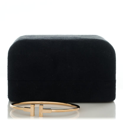 Tiffany 18K Rose Gold T Wire Bracelet 4 of 4
