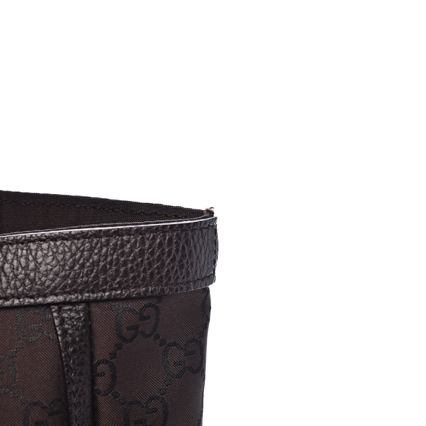 Nylon Monogram Large Abbey Tote Dark Brown