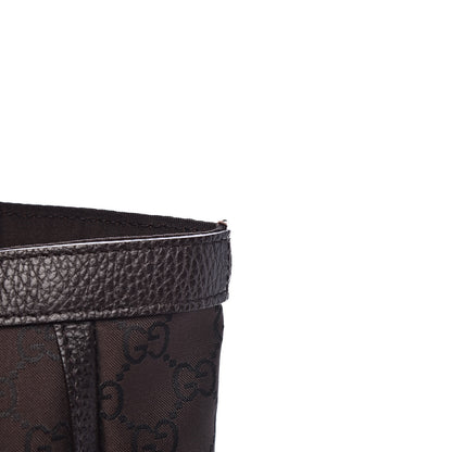 Gucci Nylon Monogram Large Abbey Tote Dark Brown 10 of 14