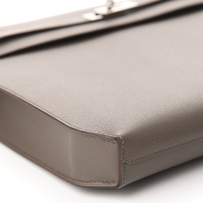 Hermes Epsom Kelly Depeches 36 Gris Etain 6 of 11