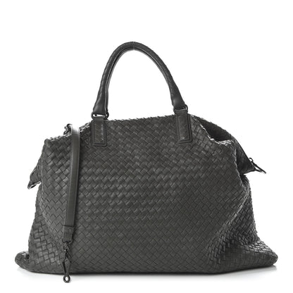 Bottega Veneta Nappa Intrecciato Maxi Convertible Tote Grey 1 of 10