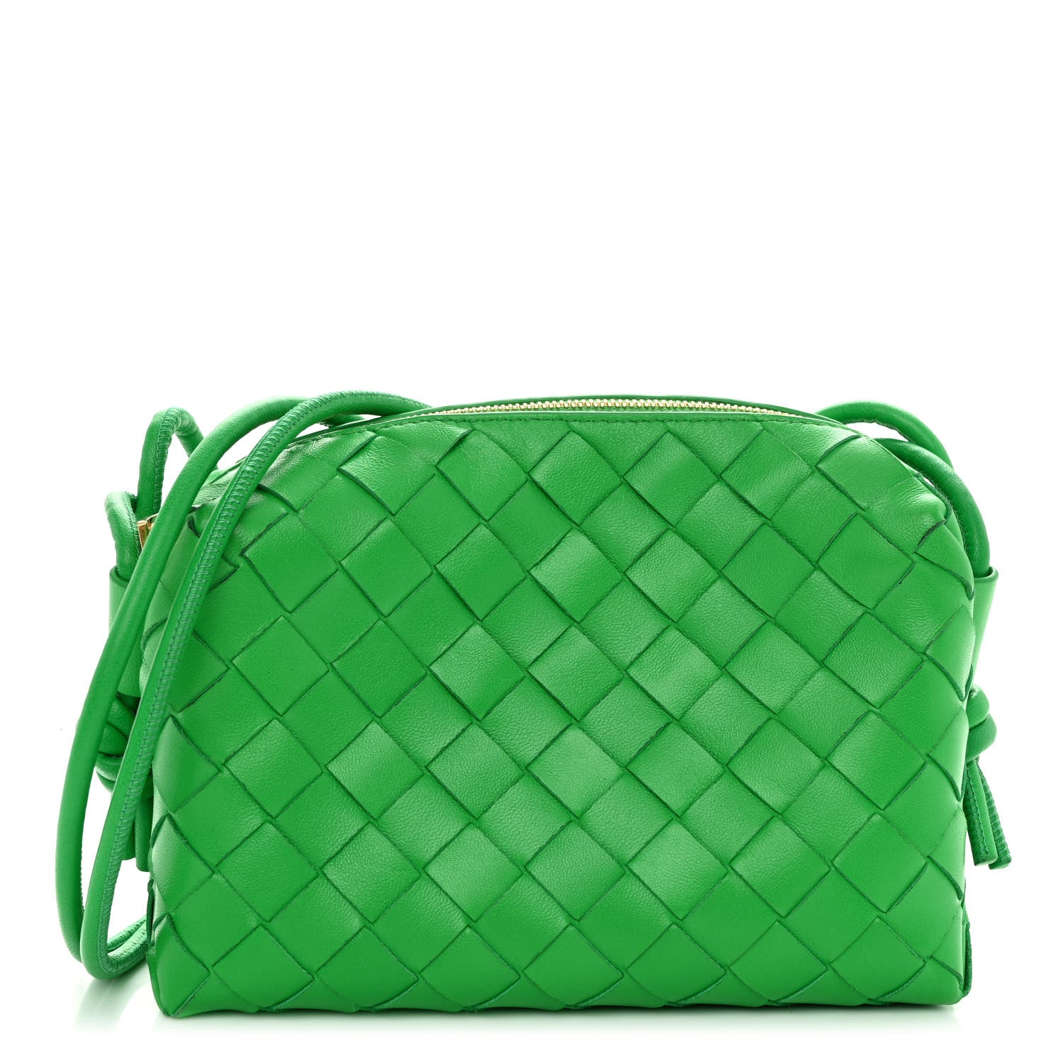 Bottega Veneta Nappa Intrecciato Mini Loop Camera Bag Parakeet 1 of 9