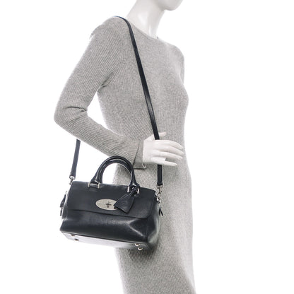 Mulberry Glossy Goatskin Small Del Rey Satchel Midnight 2 of 7