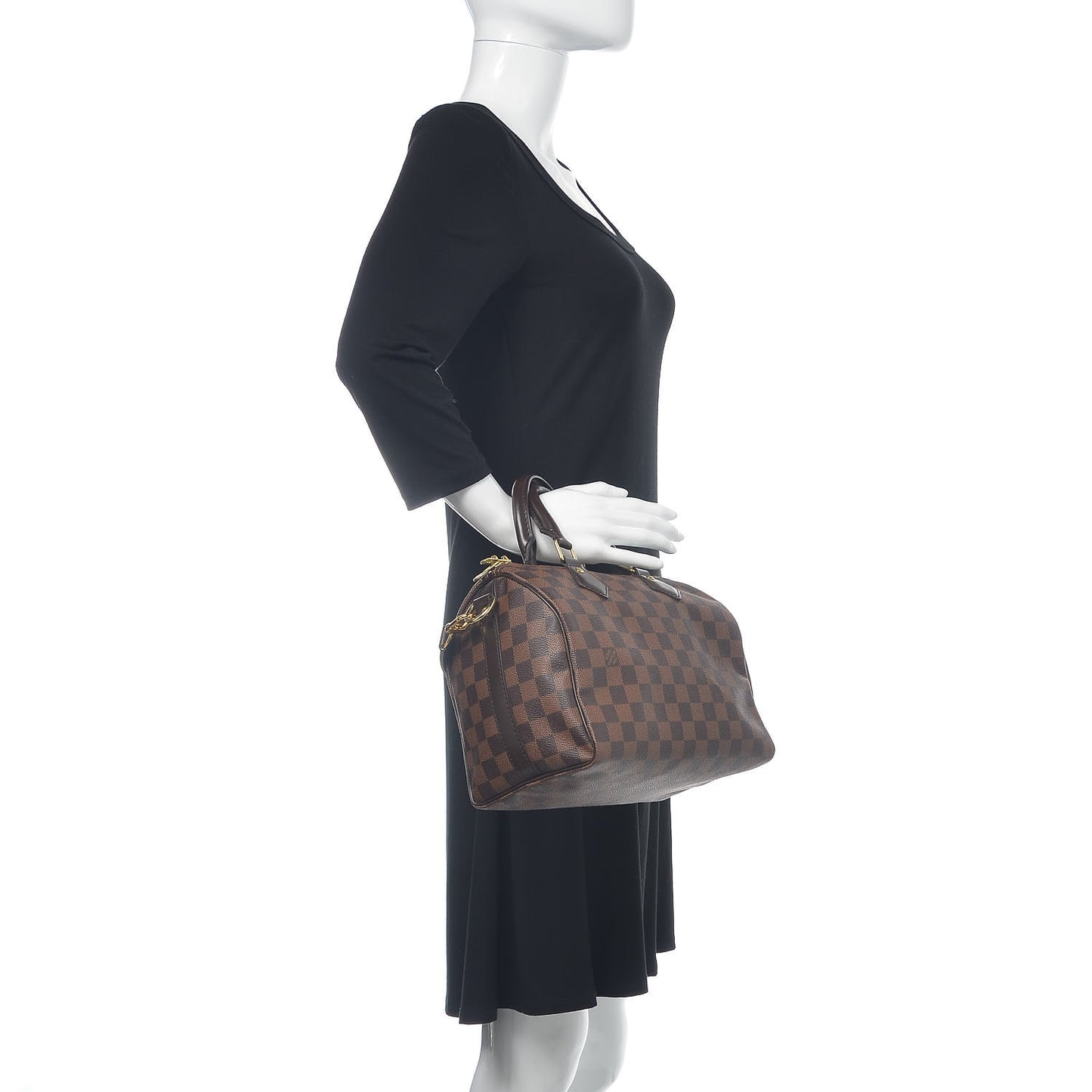 Damier Ebene Speedy Bandouliere 25