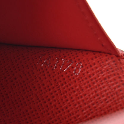Louis Vuitton Epi World Cup Brazza Wallet Red 7 of 9