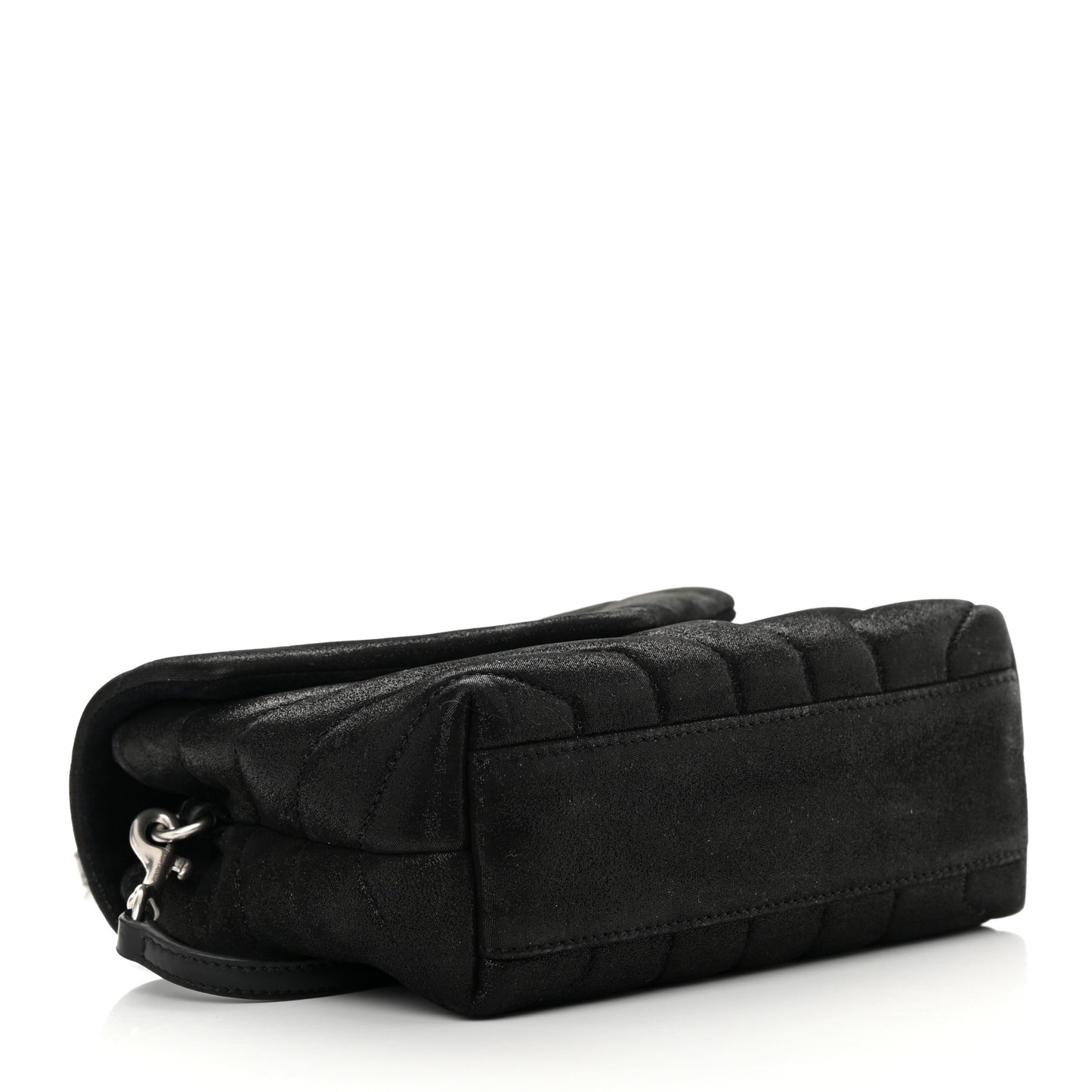 Y Quilted Monogram Toy Loulou Chain Satchel Black