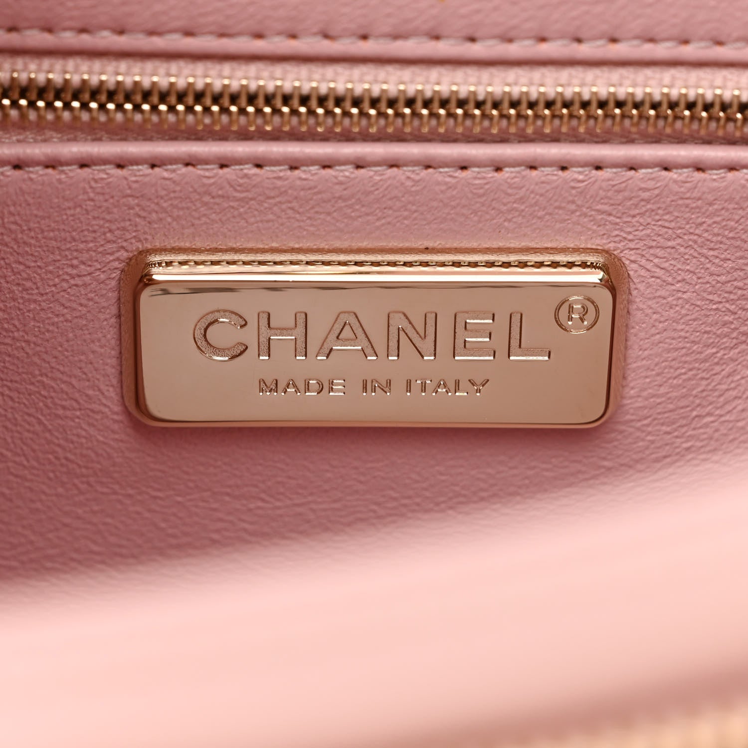Chanel Snakeskin Caviar Quilted Small Business Affinity Flap Light Pink 6 of 11