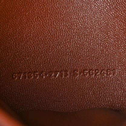 Balenciaga Semi Shiny Smooth Calfskin M Downtown Shoulder Bag Dark Tan 7 of 13