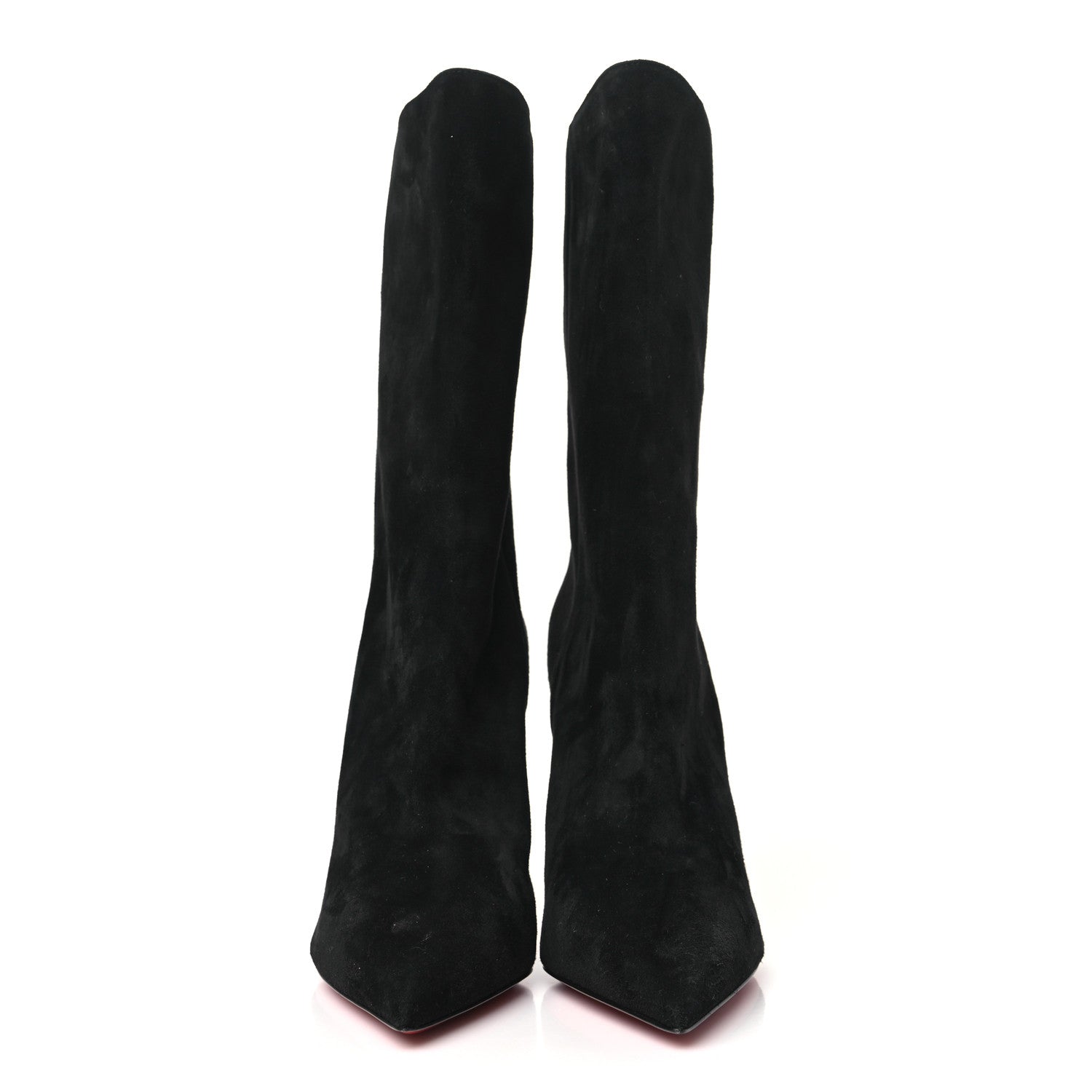 Christian Louboutin Veau Velours Astrilarge 100 Booties 39.5 Black 2 of 8