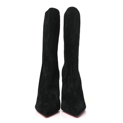 Christian Louboutin Veau Velours Astrilarge 100 Booties 39.5 Black 2 of 8
