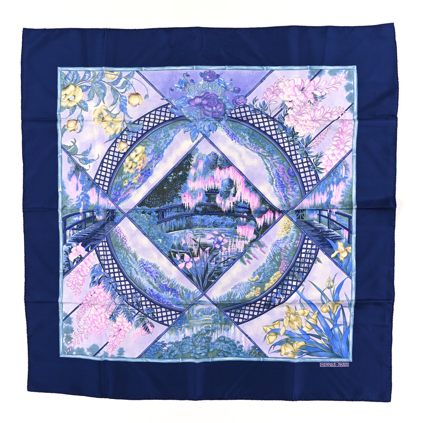 Silk Giverny Scarf 90