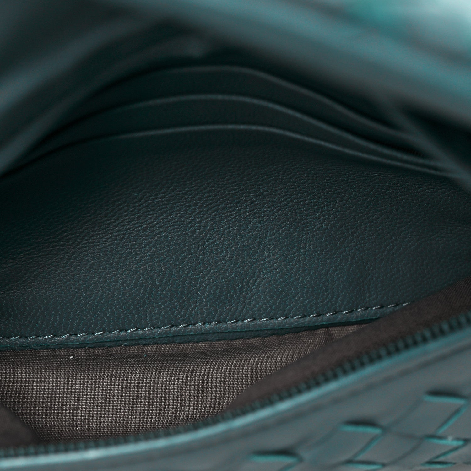Bottega Veneta Nappa Intrecciato Mini Messenger Bag Blue 5 of 9