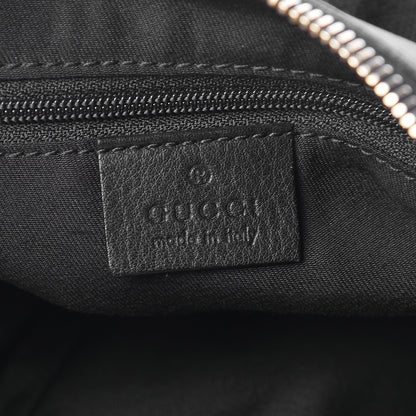 Gucci Monogram Medium D Gold Ring Hobo Black 6 of 12