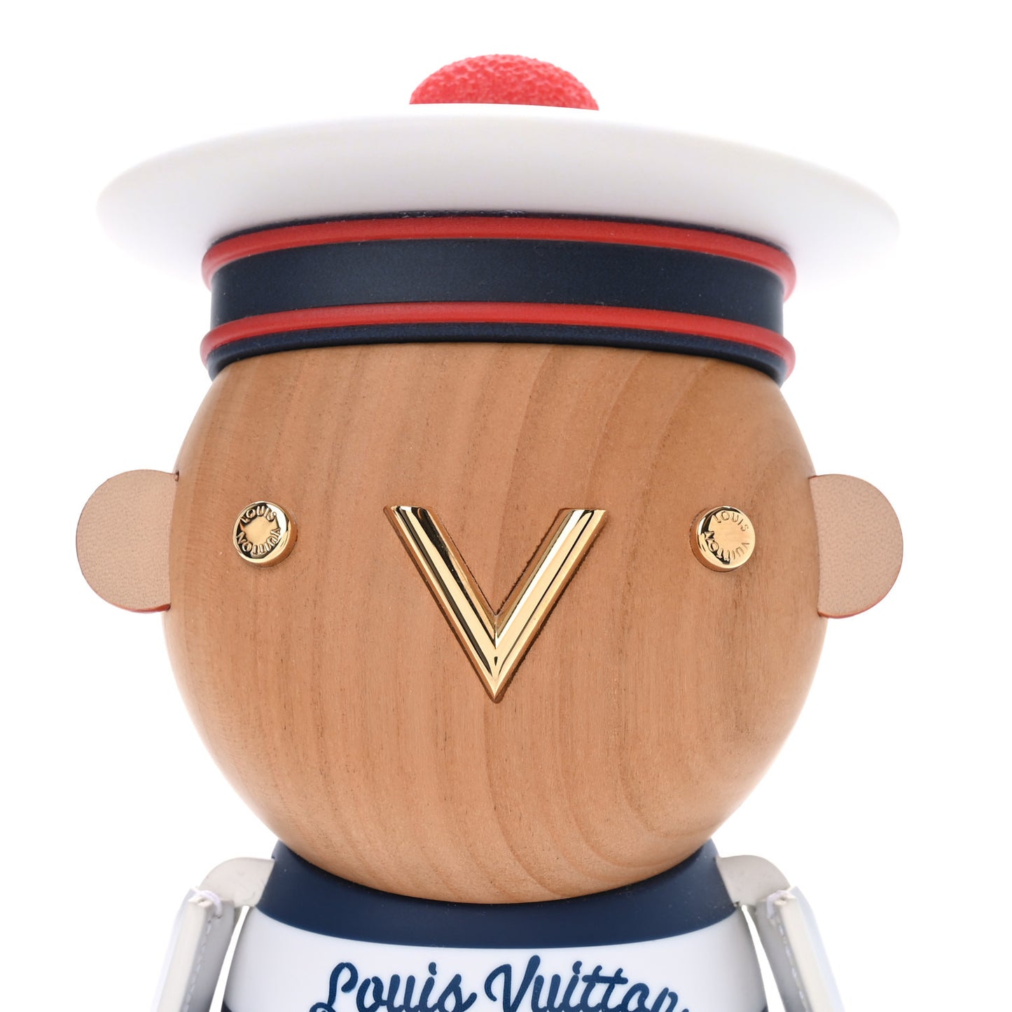 Wood Corian Gaston Doll Sailor Blue White