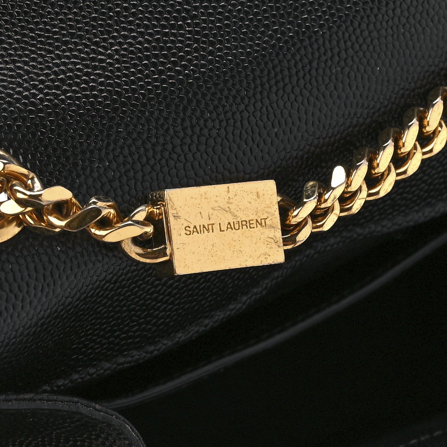 Grain De Poudre Small Monogram Kate Satchel Black