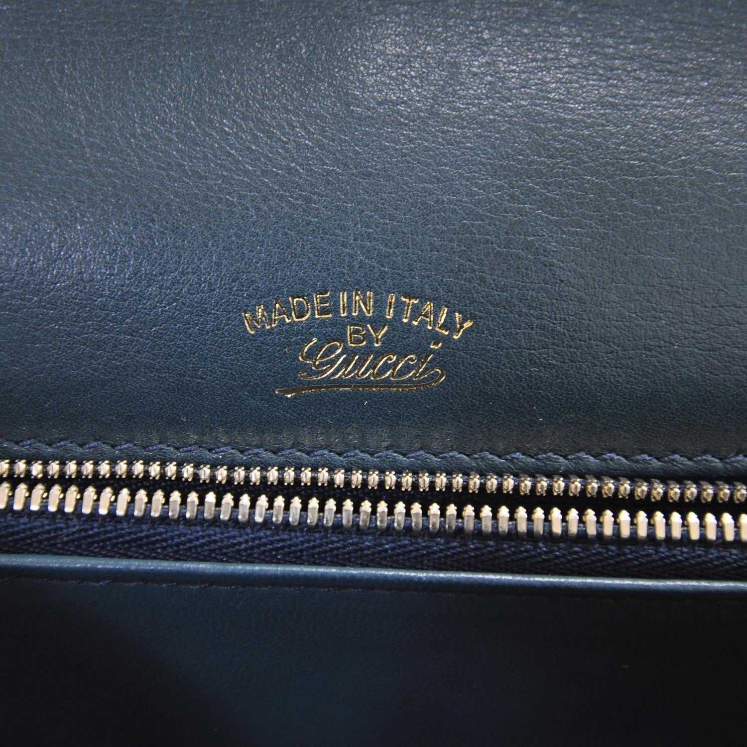 Gucci Leather 1973 Top Handle Flap Bag 7 of 9