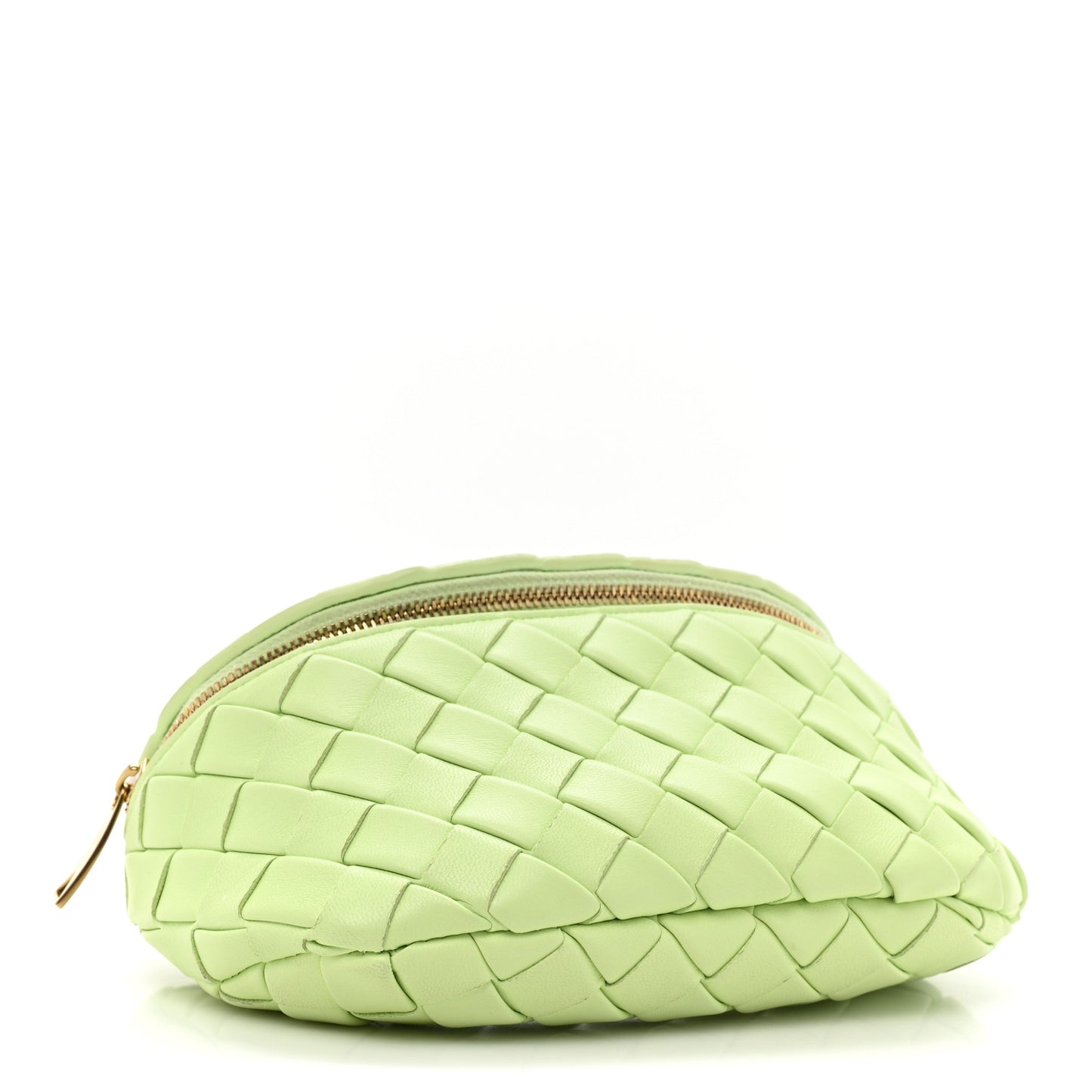 Nappa Intrecciato Belt Bag Fennel