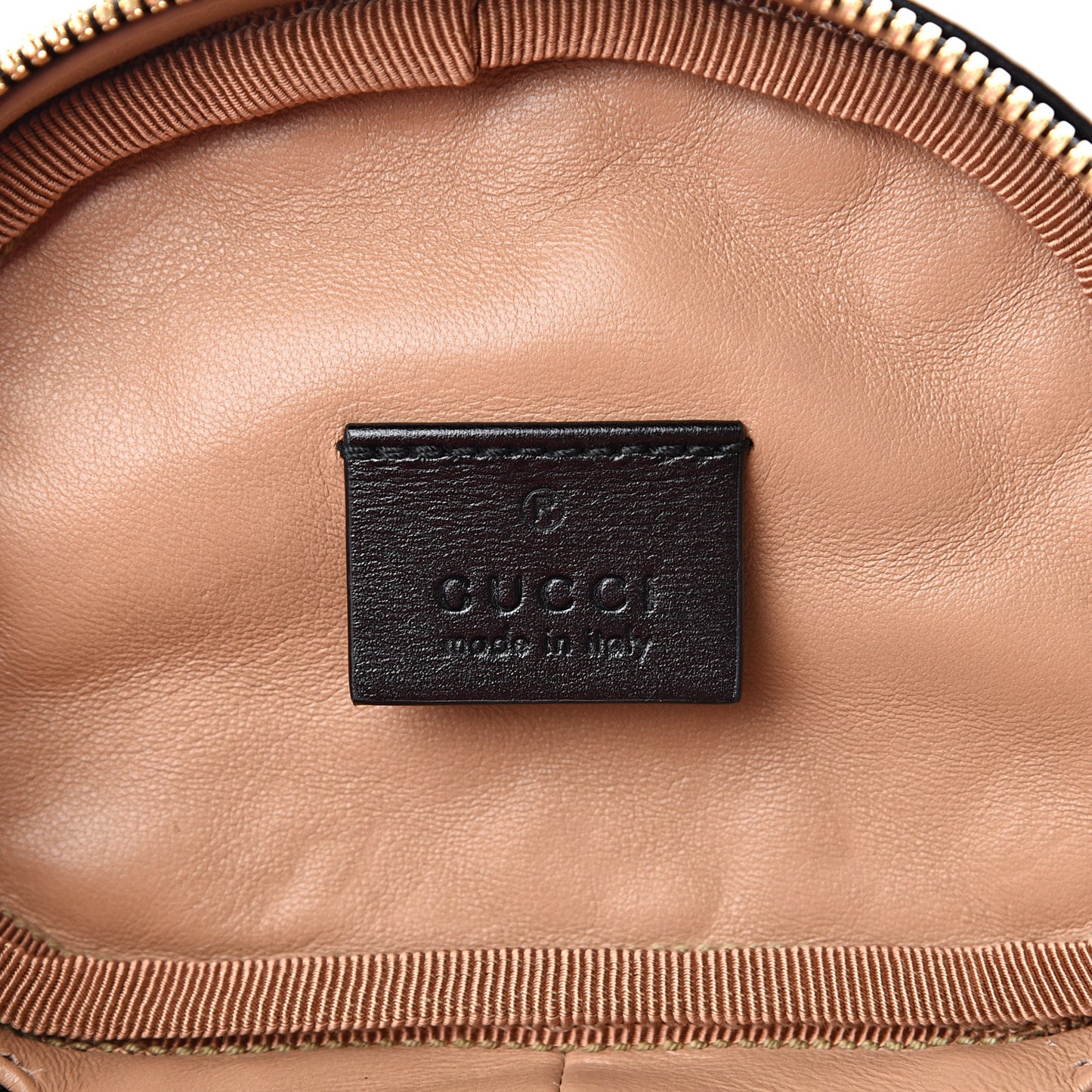 Calfskin Trapuntata Zumi Belt Bag Black