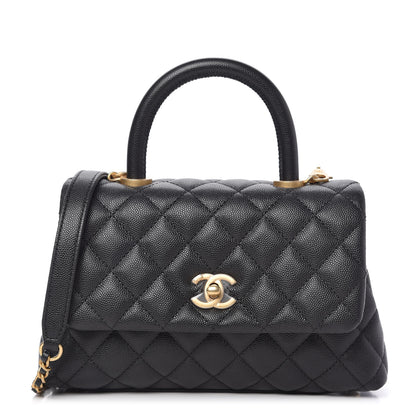 Chanel Caviar Quilted Mini Coco Handle Flap Black 1 of 10