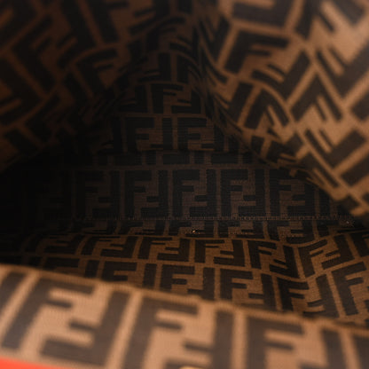 Fendi Corda Zucca Large Peekaboo Iconic Satchel Natural Pumpkin 6 of 12