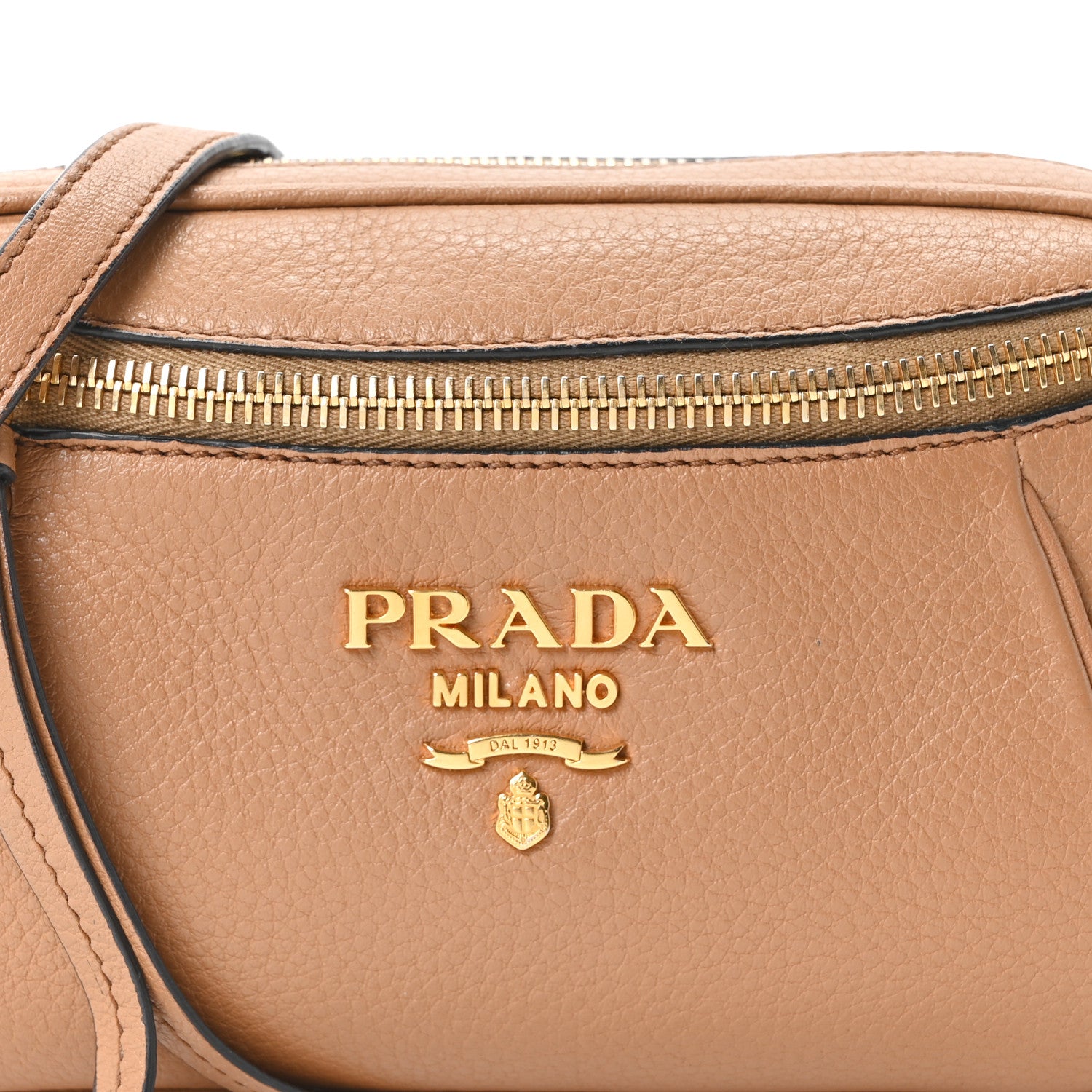 Prada Vitello Daino Belt Bag Caramel 7 of 9