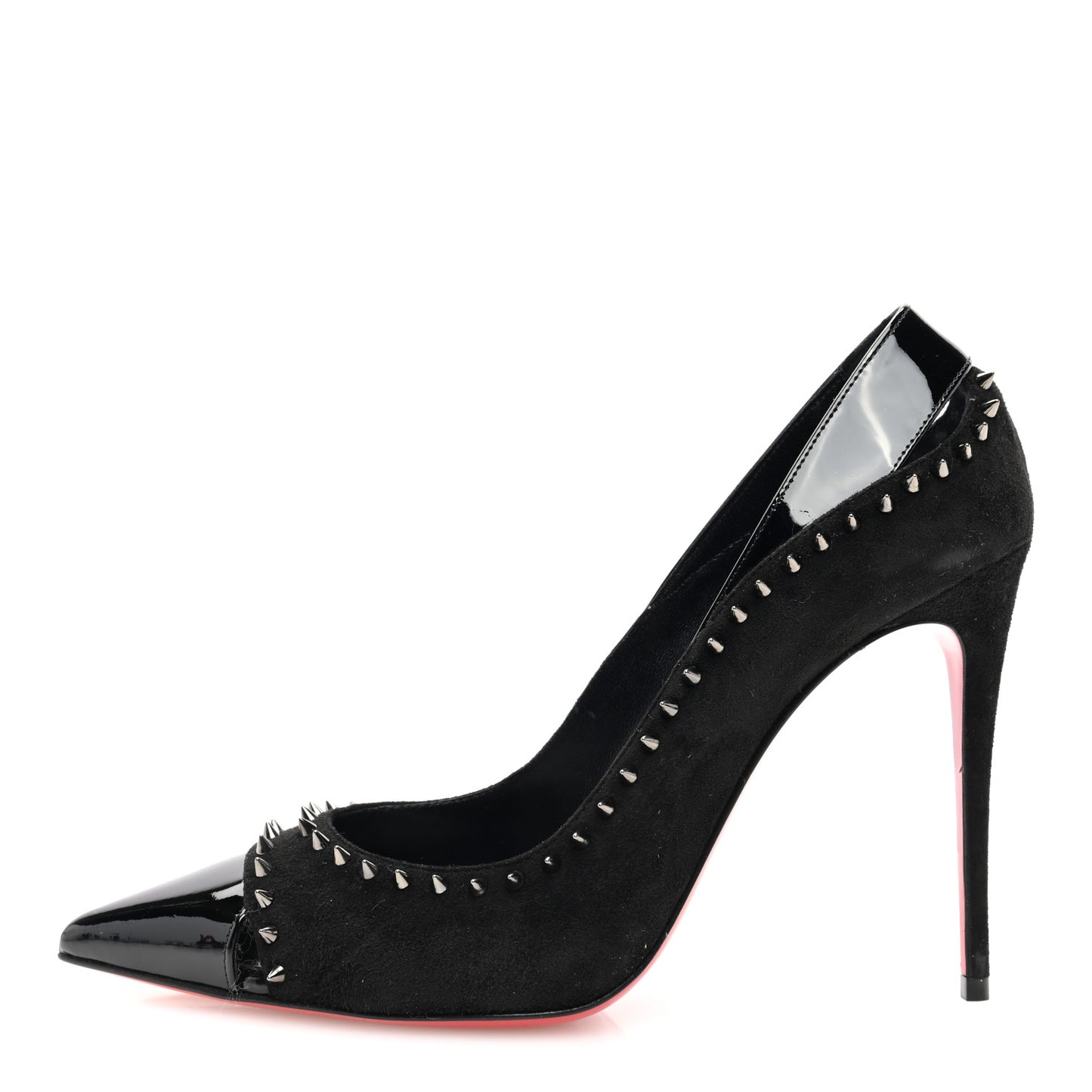 Veau Velours Duvette 100 Pumps 37 Black Gun