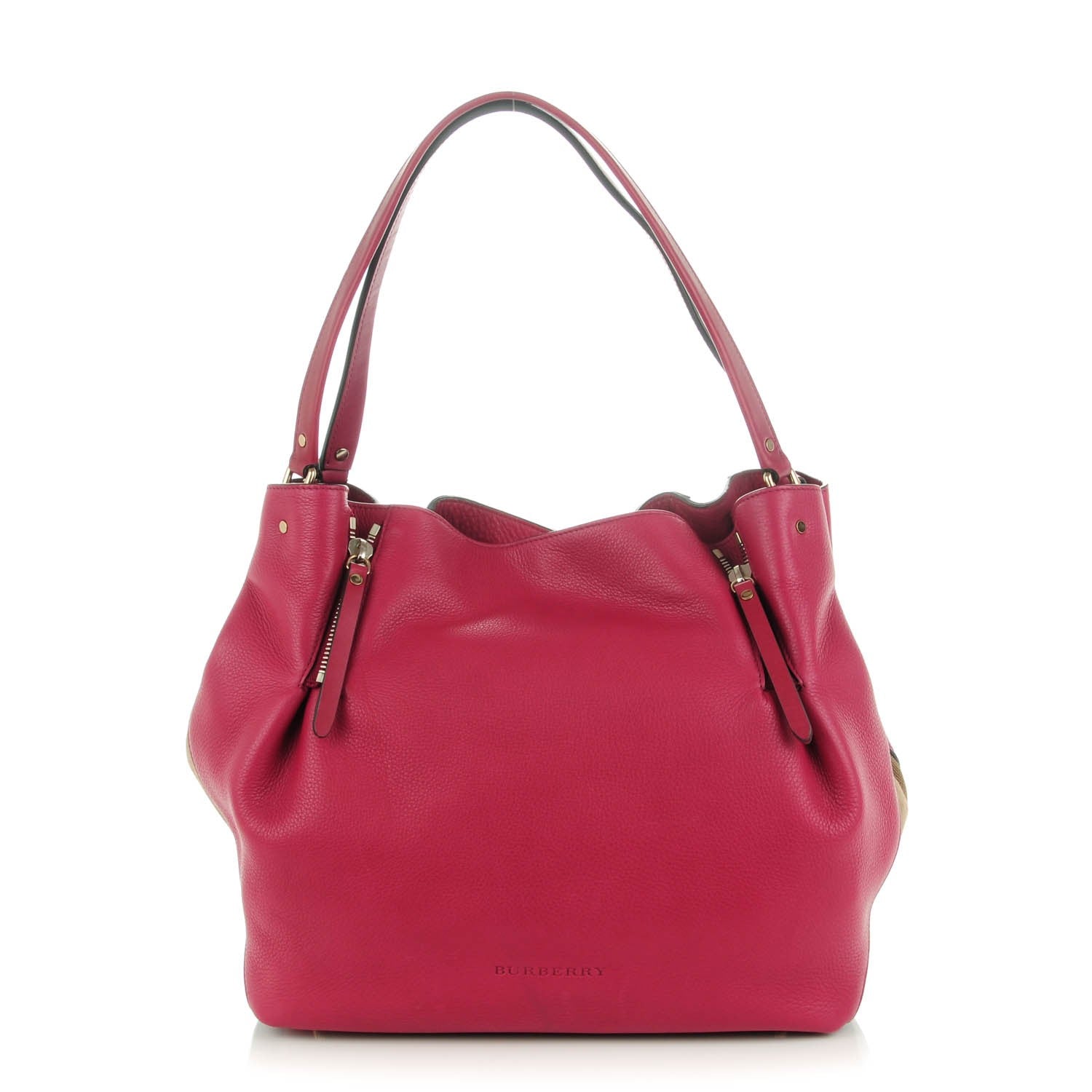 Burberry Calfskin Medium Maidstone Damson Pink 1 of 8