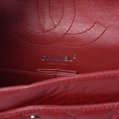 Chanel Aged Calfskin Quilted 2.55 Reissue 226 Flap Red 6 of 12