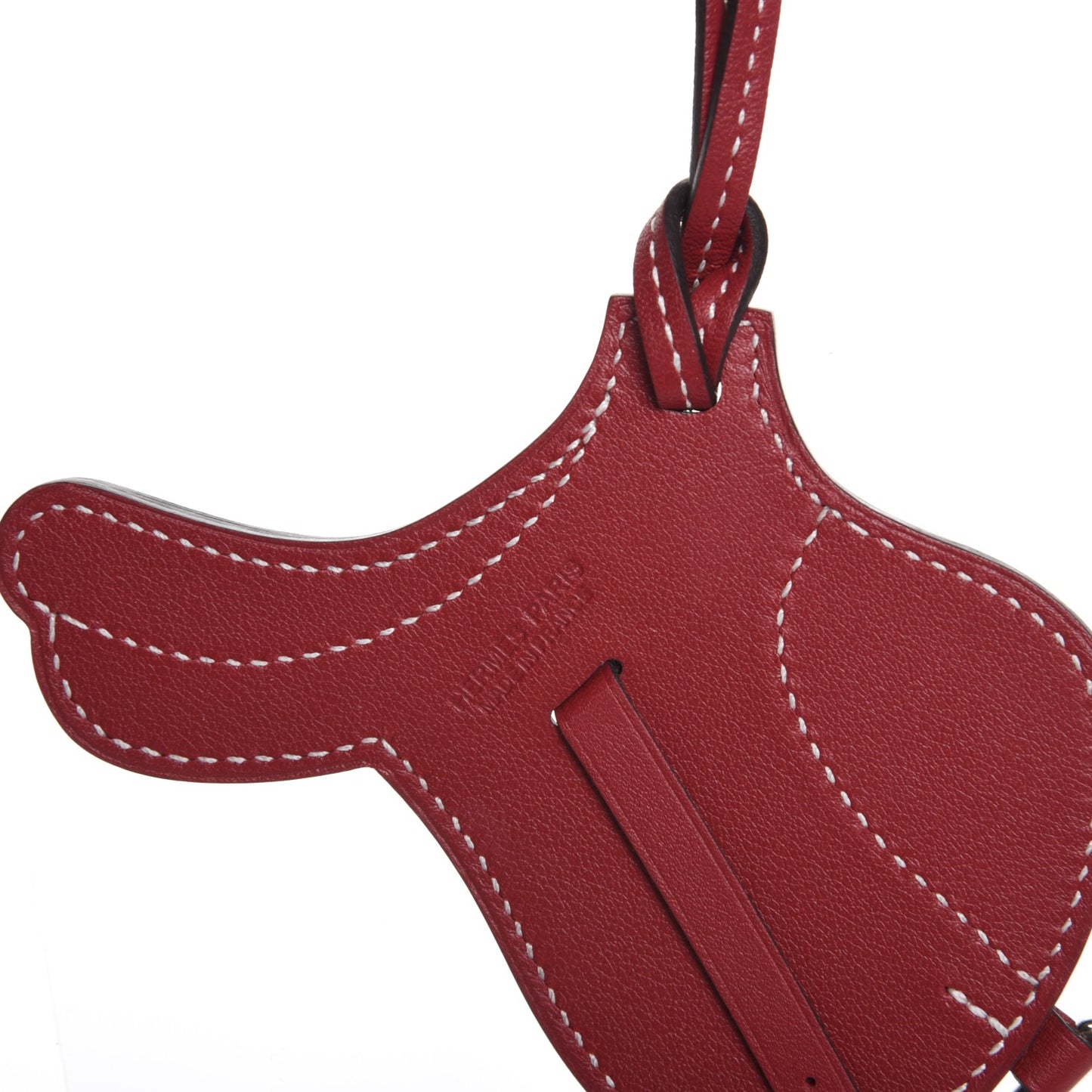 Swift Paddock Selle Horse Saddle Bag Charm Rouge Grenat