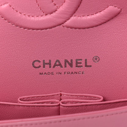 Chanel Lambskin Quilted Medium Double Flap Pink 5 of 8