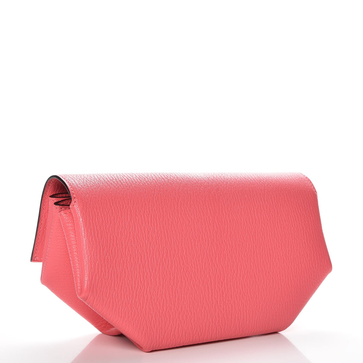 Chevre Mysore Medium Opli Clutch Rose Lipstick