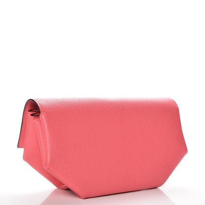 Hermes Chevre Mysore Medium Opli Clutch Rose Lipstick 3 of 8