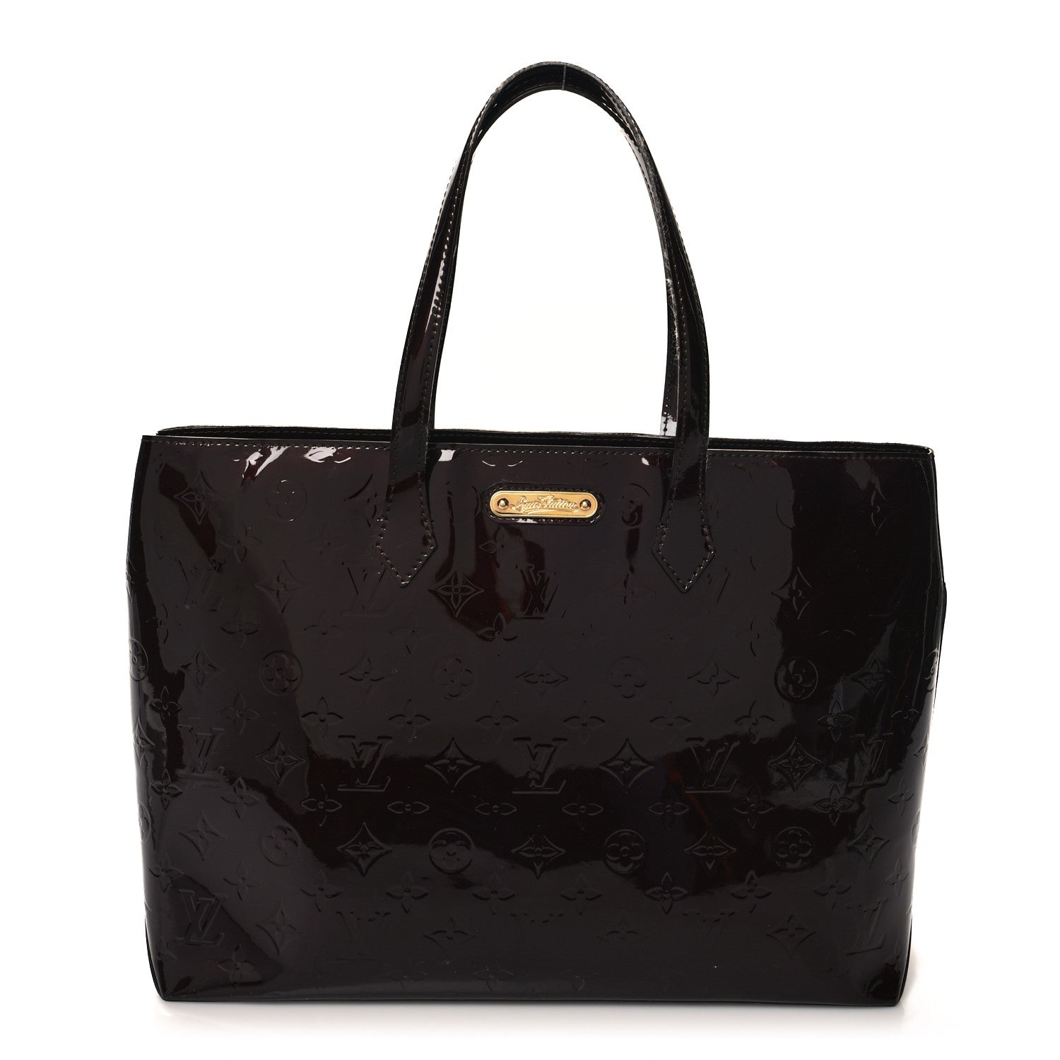 Louis Vuitton LOUIS VUITTON Vernis Wilshire MM Amarante 1 of 14