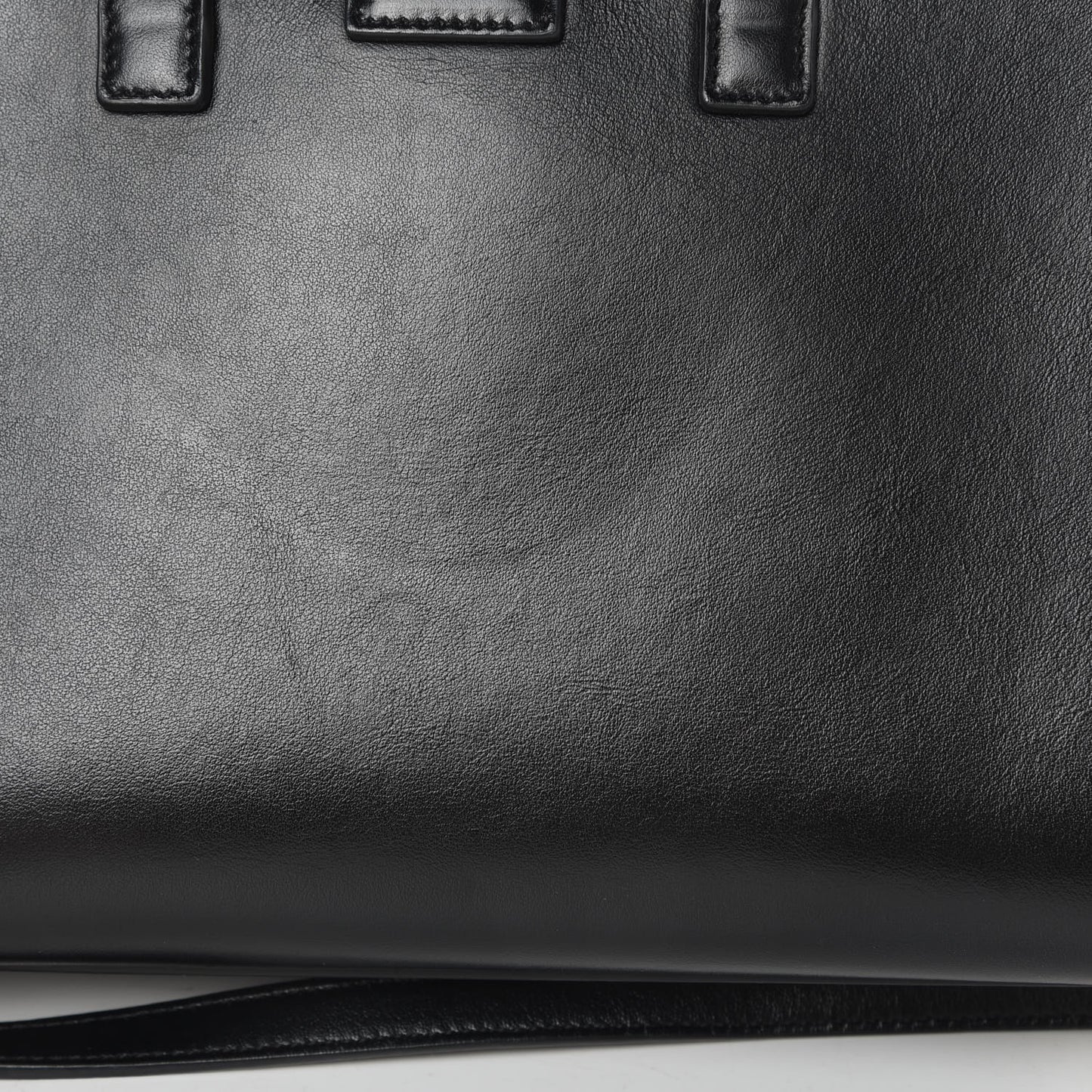 Calfskin Monogram Baby Cabas Black
