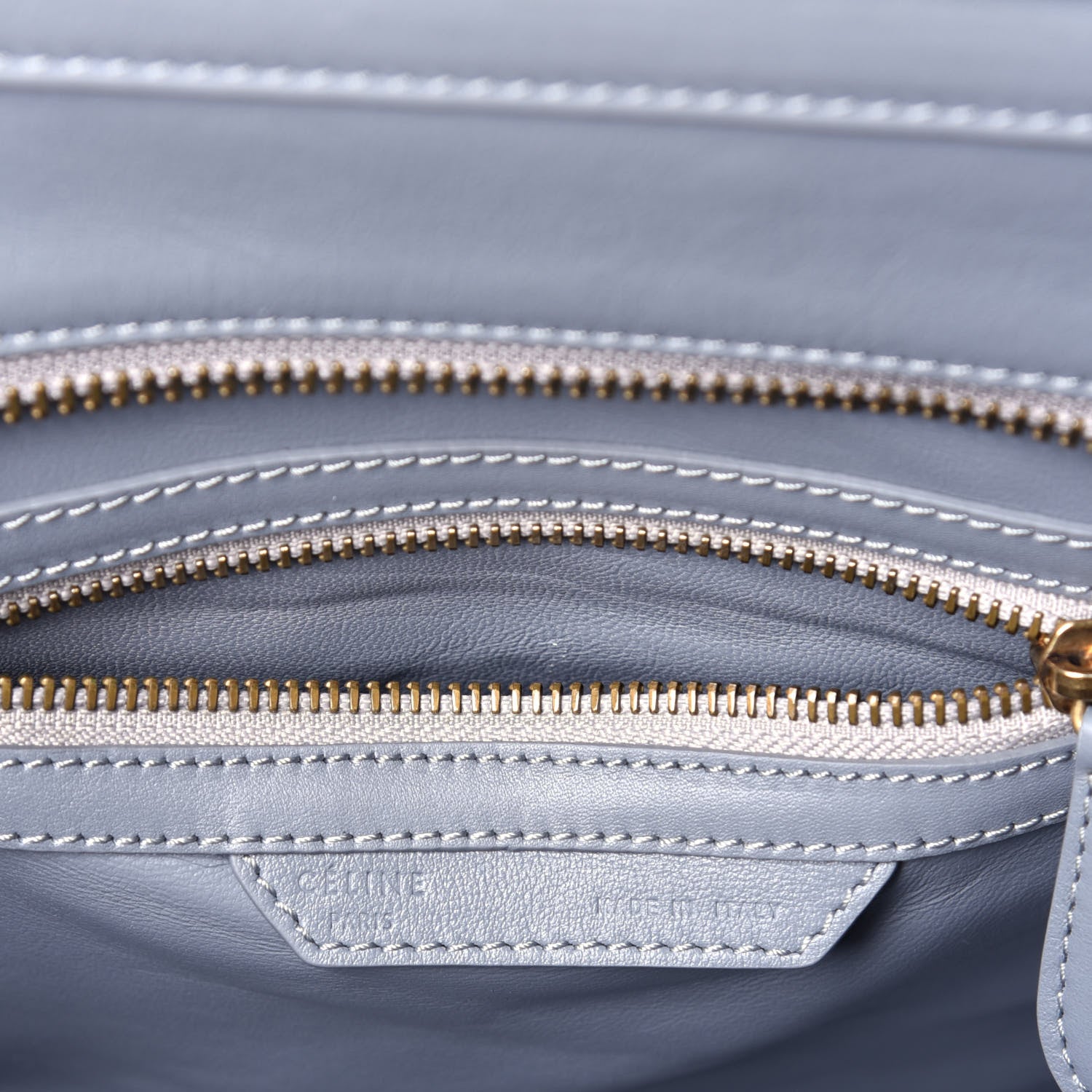 Celine Palmelato Calfskin Micro Luggage Grey 6 of 8