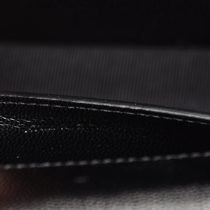 Saint Laurent Grain De Poudre Classic Monogram Clutch Black 7 of 7