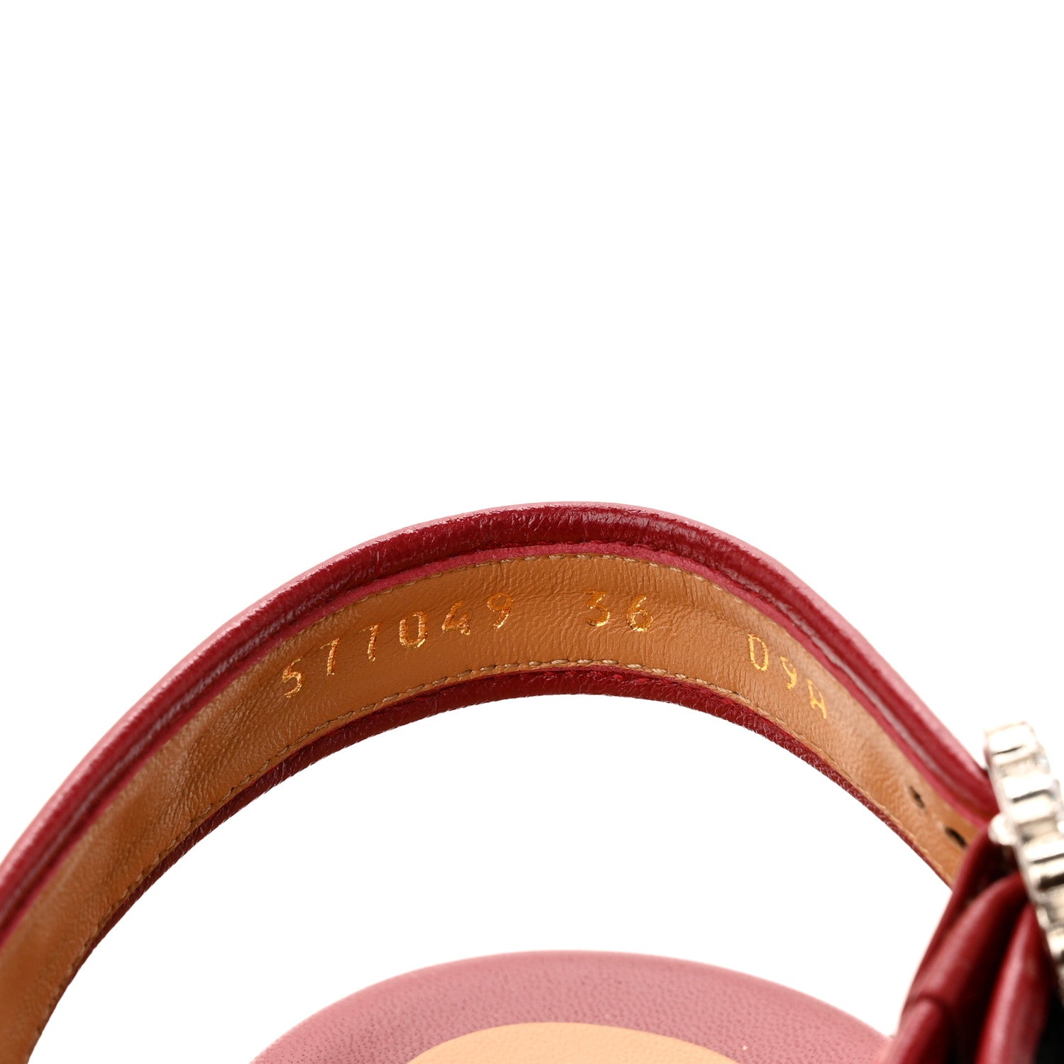 Gucci Tweed GG Monogram Crystal Angelina Platform Slingback Sandals 36 Black Natural Cerise 8 of 9