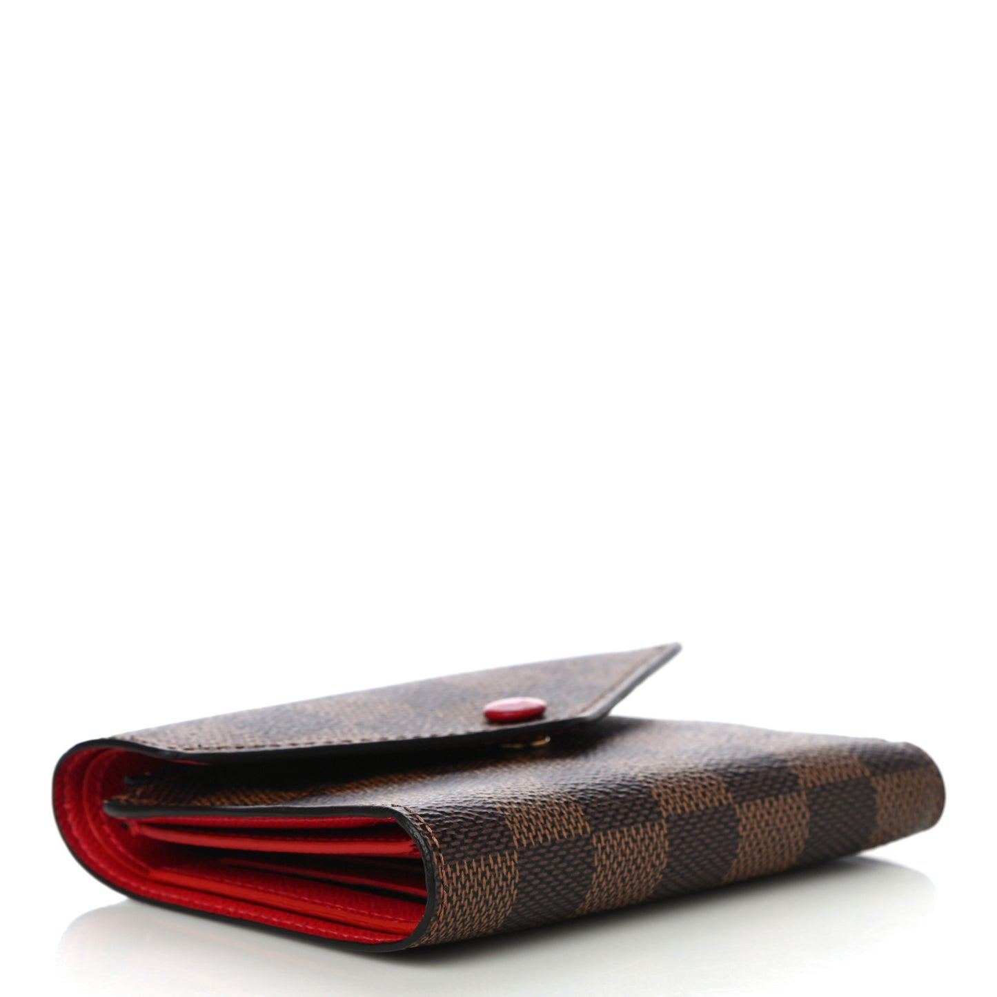 Damier Ebene Victorine Wallet Red