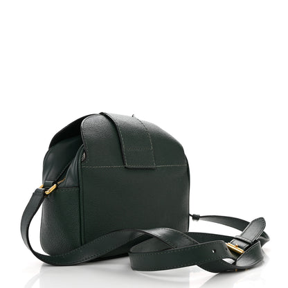 Burberry Soft Grain Calfskin Small Buckle Zip Bag Green 2 of 17