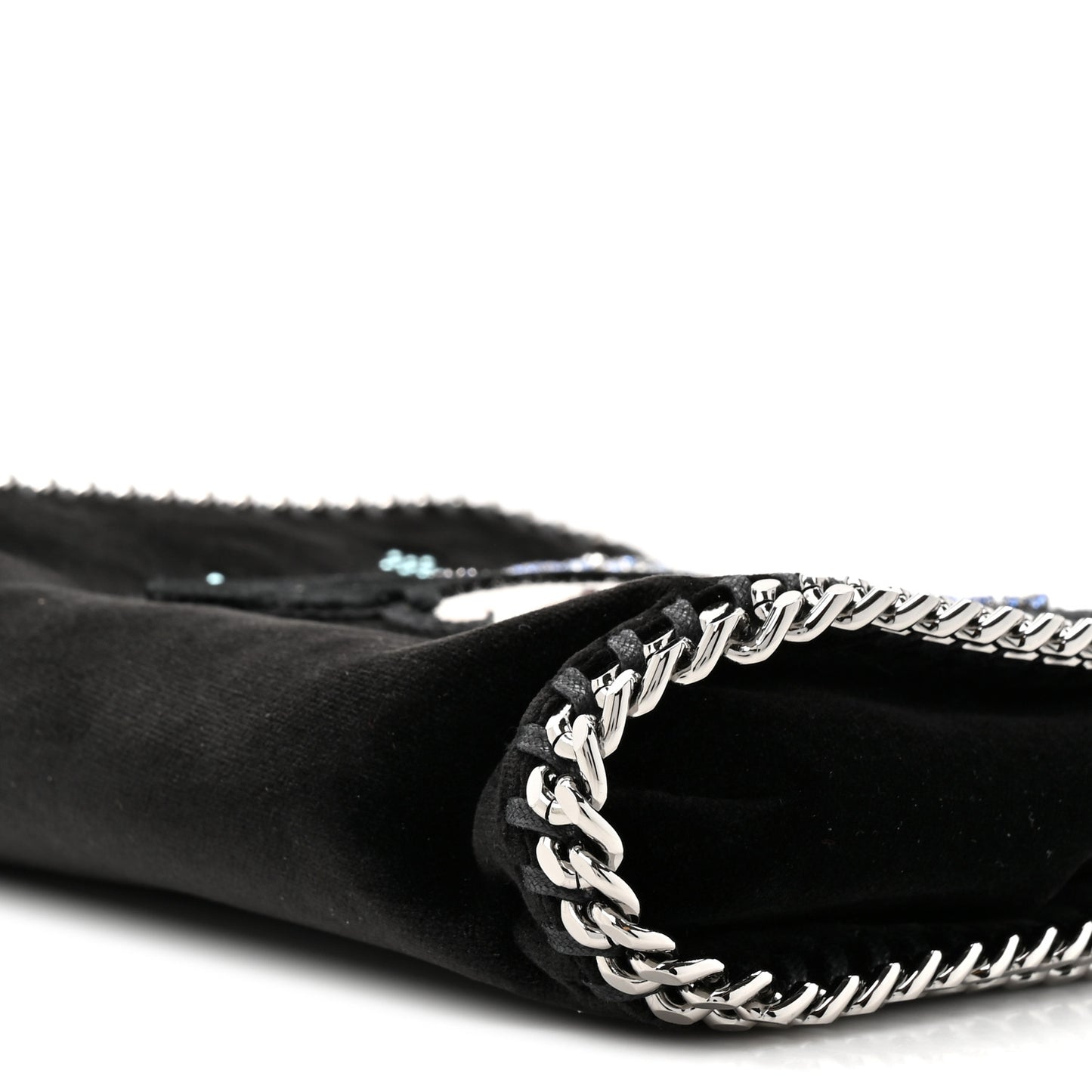 X DISNEY Shaggy Deer Crystal Fantasia Tiny Falabella Tote Tote Black