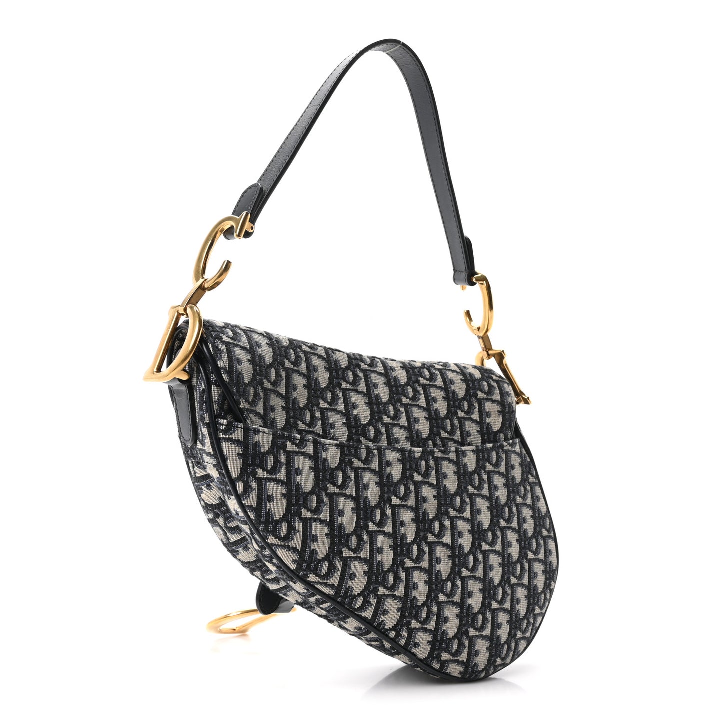 Oblique Saddle Bag Blue